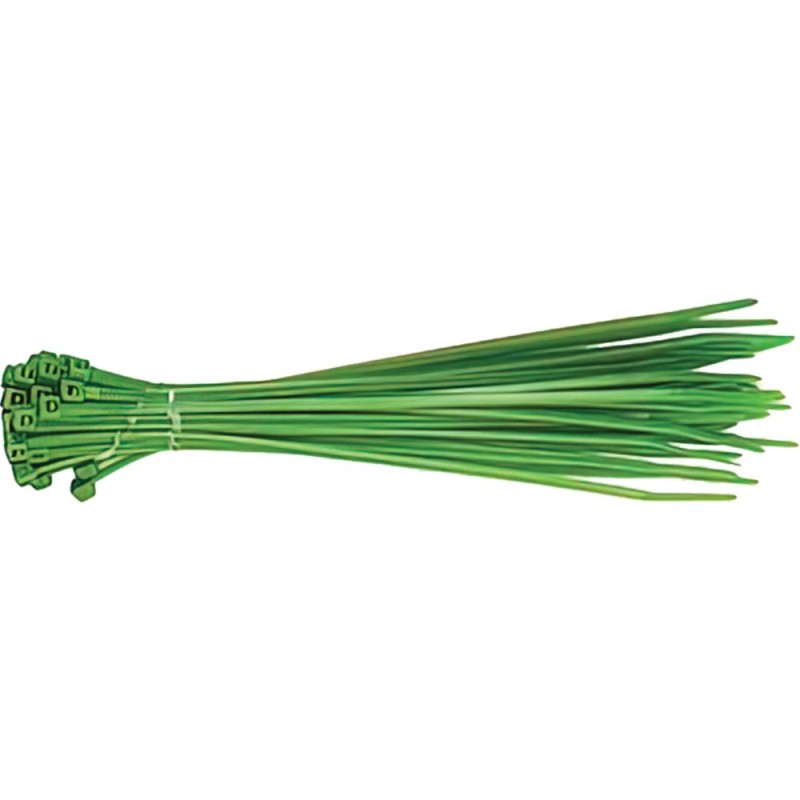 BRIDA NYLON - 4,5X280 MM (100), VERDE