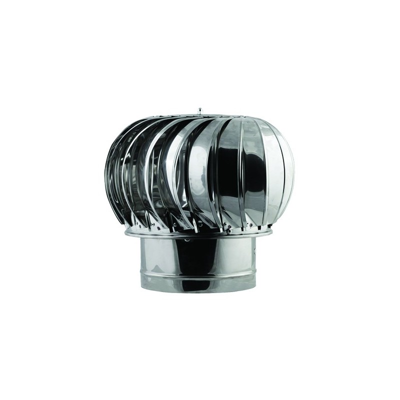 CAPAC TERMINAL ROTATIV PENTRU COS FUM, INOX 150 MM