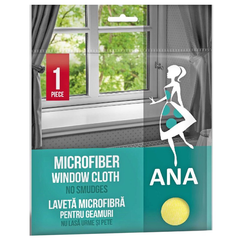 LAVETA MICROFIBRA PENTRU GEAMURI SI OGLINZI ANNA (SP)-030910