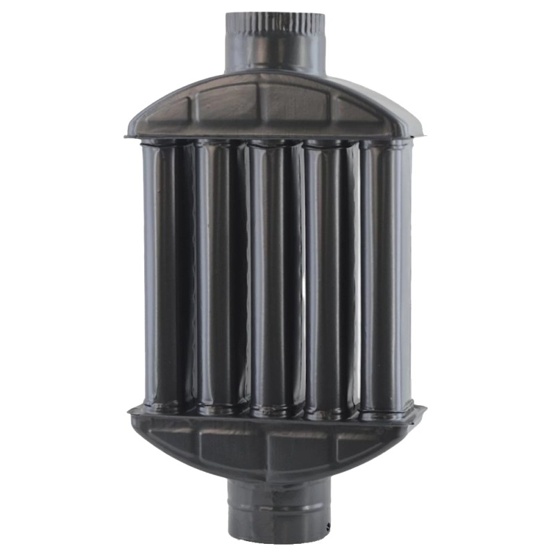 RECUPERATOR CALDURA NEGRU MAT 0.4 MM - 120 MM