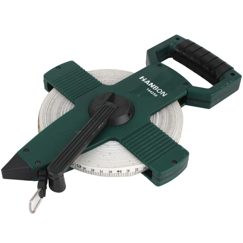 RULETA BANDA FIBRA, MANER -  50 M X 12,5 MM - HB144250