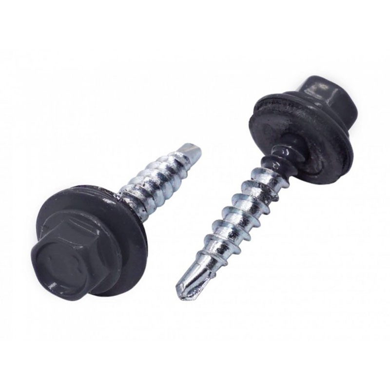 SURUB ACOPERIS WKRET 4.8 X 25 GRI-RAL7024 (250) (IF)
